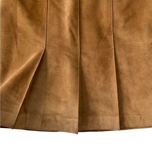 Vintage Ann Taylor Suede Skirt 0P - Picture 2 of 7